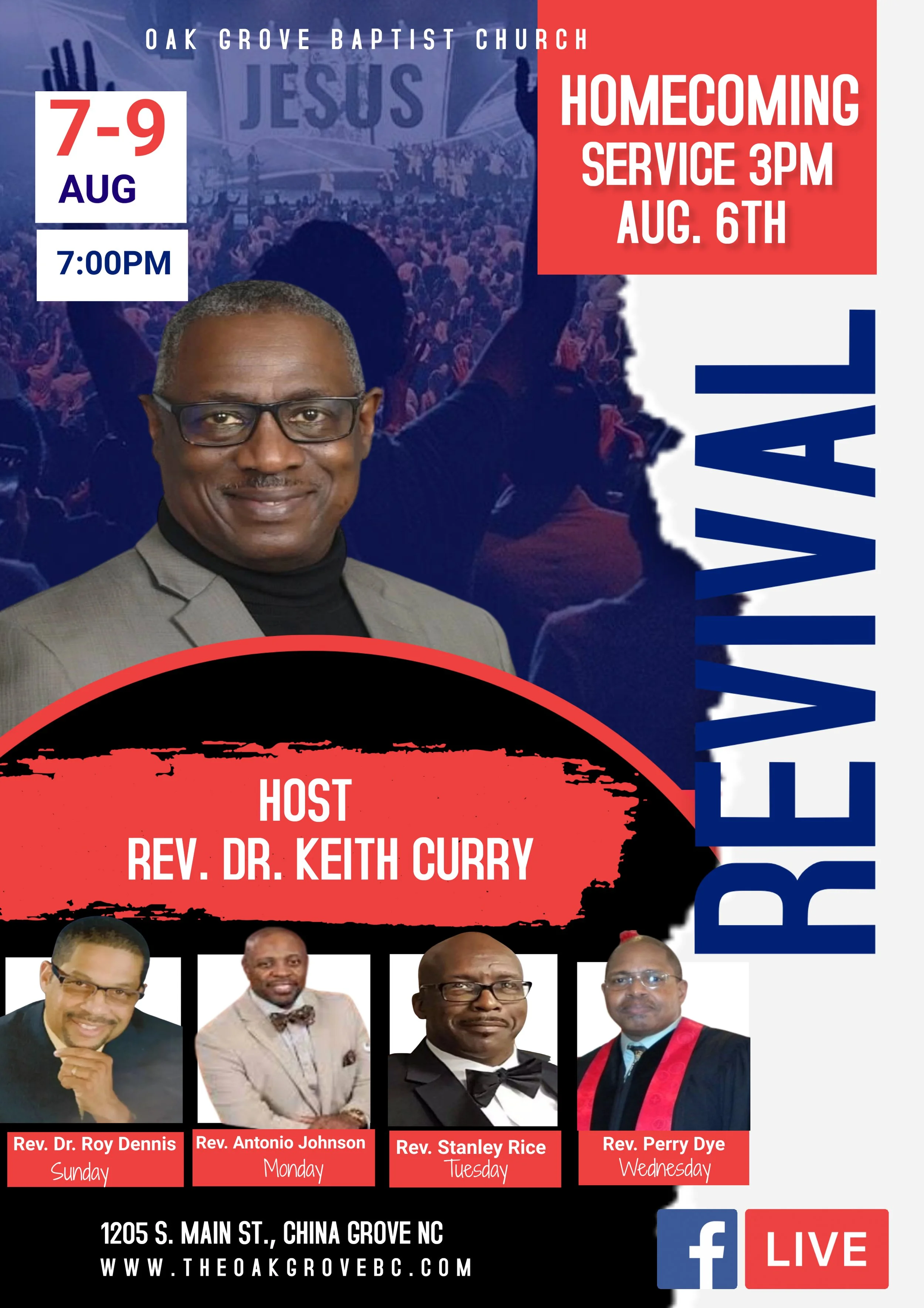 Homecoming and Revival Services