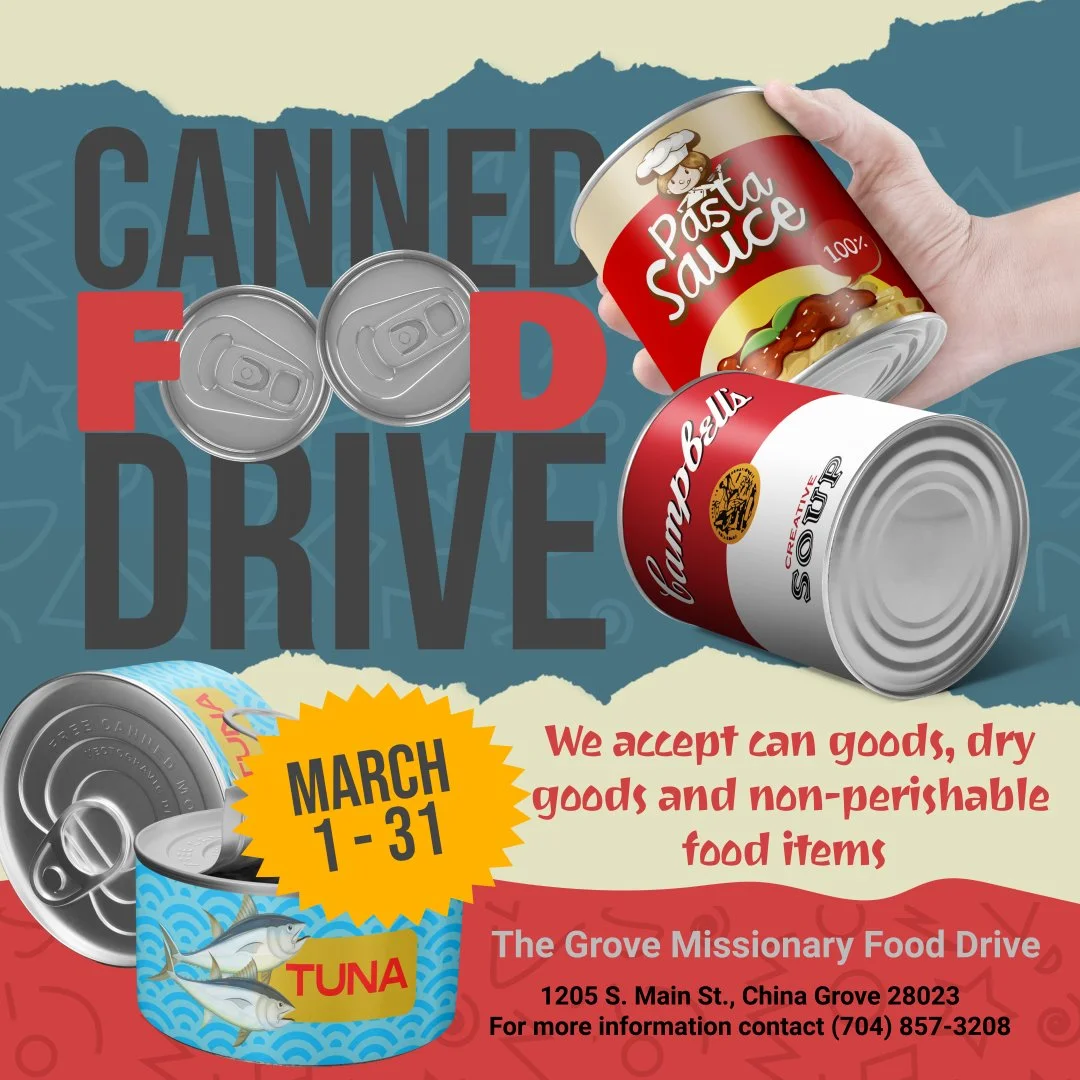 The Grove Missionary Food Drive