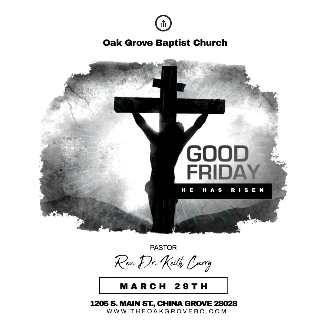 Good Friday March 29th