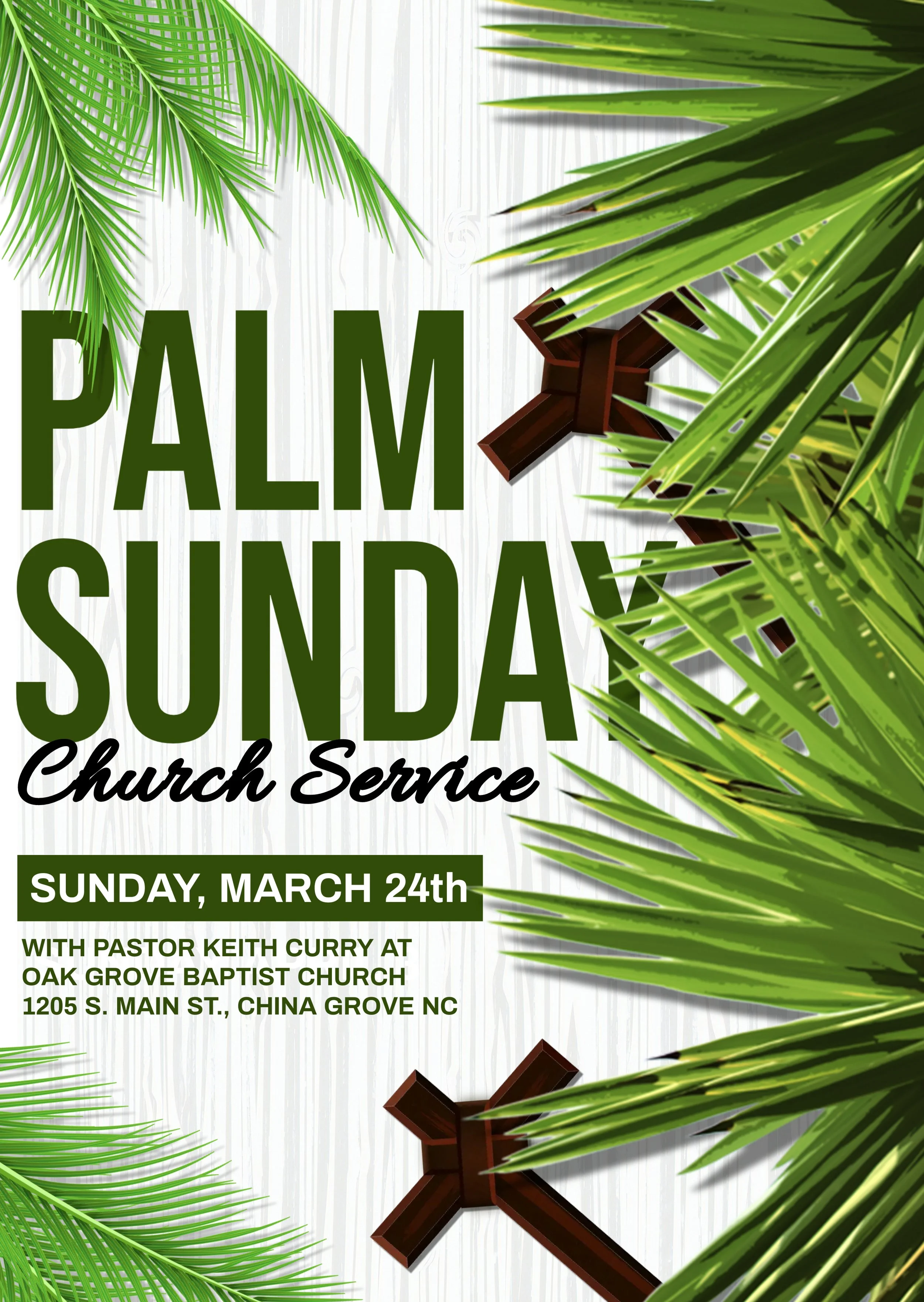 PALM SUNDAY MARCH 24TH