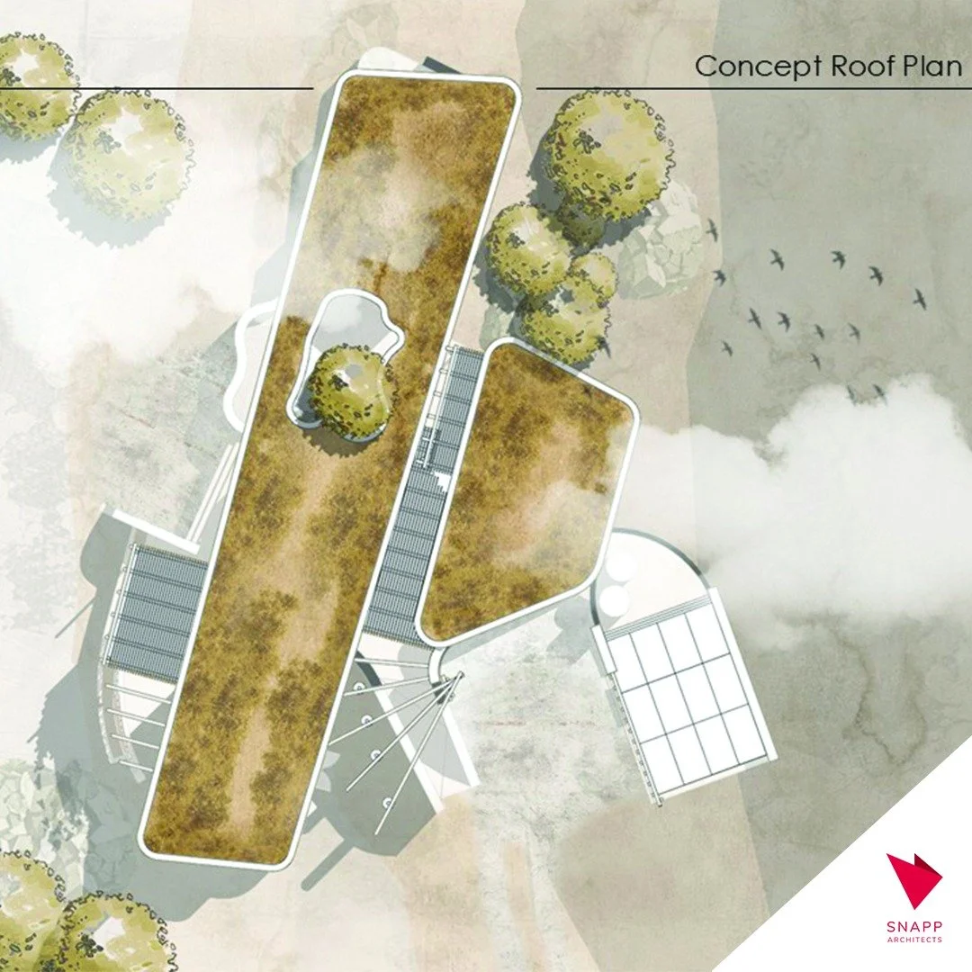 Blurring the line between built and wild. Green roofs aren&rsquo;t just beautiful; they reduce heat, support biodiversity, and bring nature back into our cities.

#design #conceptdevelopment #presentation #functionality #sustainablearchitecture #gree