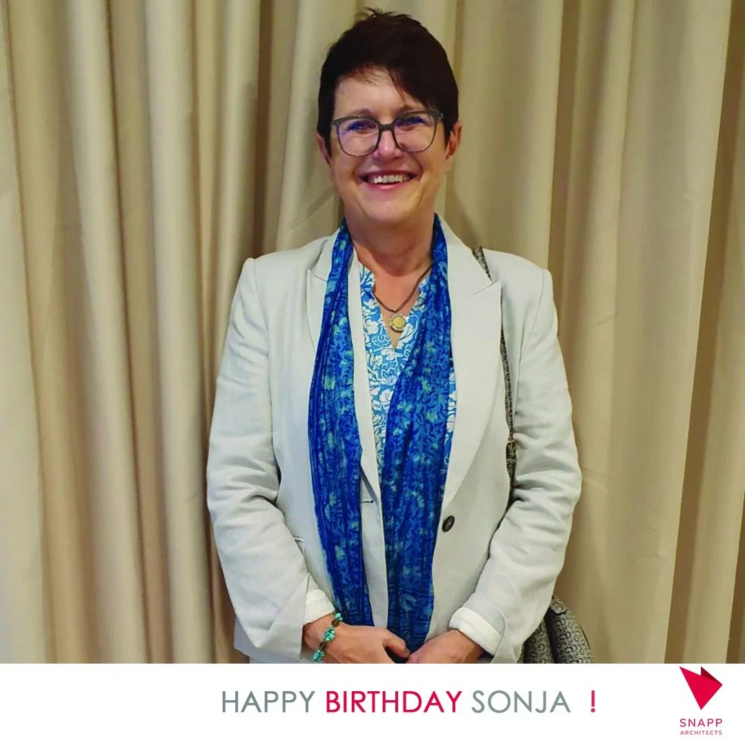 Happy Birthday to our Principal Architect, CEO &amp; Founder of SNAPP Architects, Sonja !
We wish you a wonderful day ahead filled with great food, fine wine, and abundant joy.
Thank you for your constant inspiration, guidance, and unwavering belief 