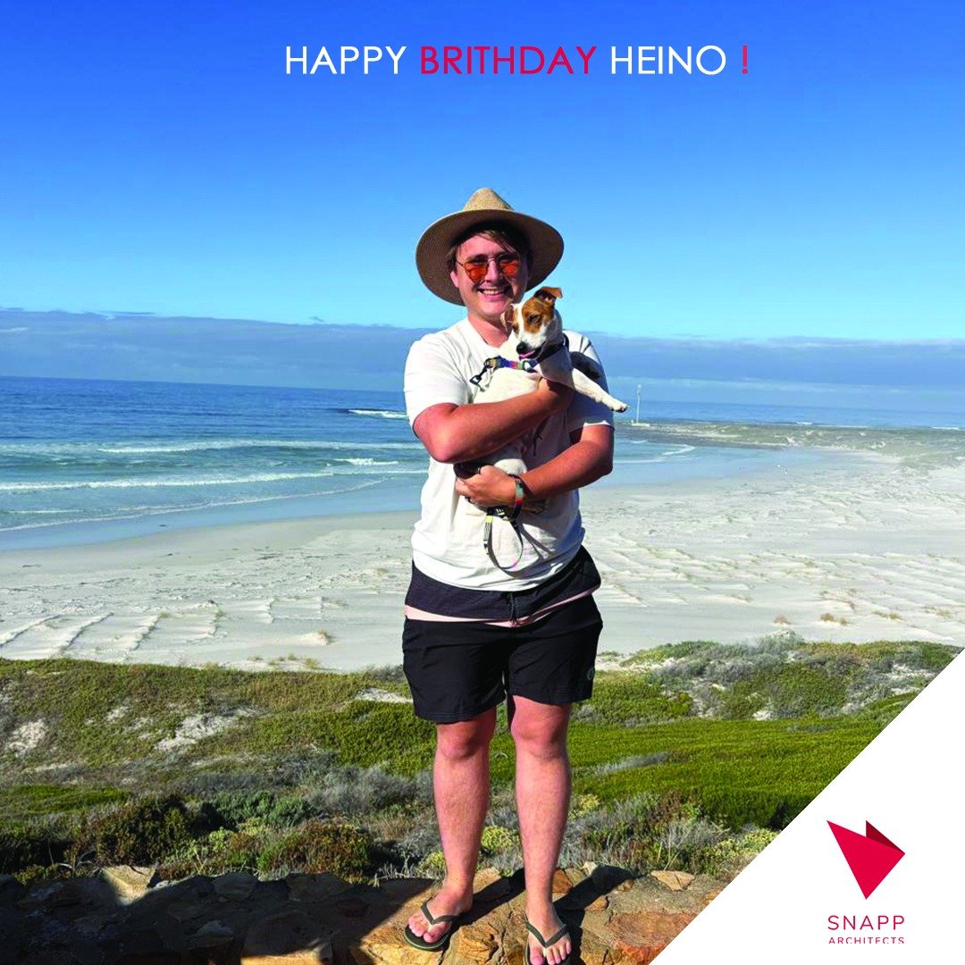 Another level unlocked, Happy Birthday Heino! 
We hope this new chapter is filled with success, great adventures, good health, and plenty of laughter.
Hard-working Candidate Architect by day, outdoors lover and braai master by weekend. 
We&rsquo;re c