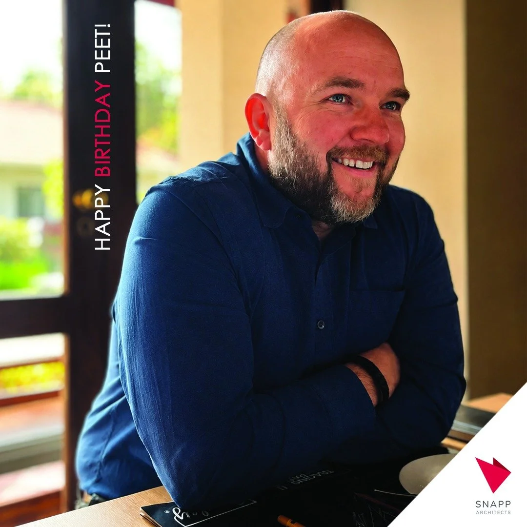 Happy Birthday to an amazing Director and Principal Architect of SNAPP Centurion, Peet Steynberg!
For someone who believes everything starts with a fine liner, we hope today&rsquo;s plans are perfectly drawn, the details are beautifully resolved and 