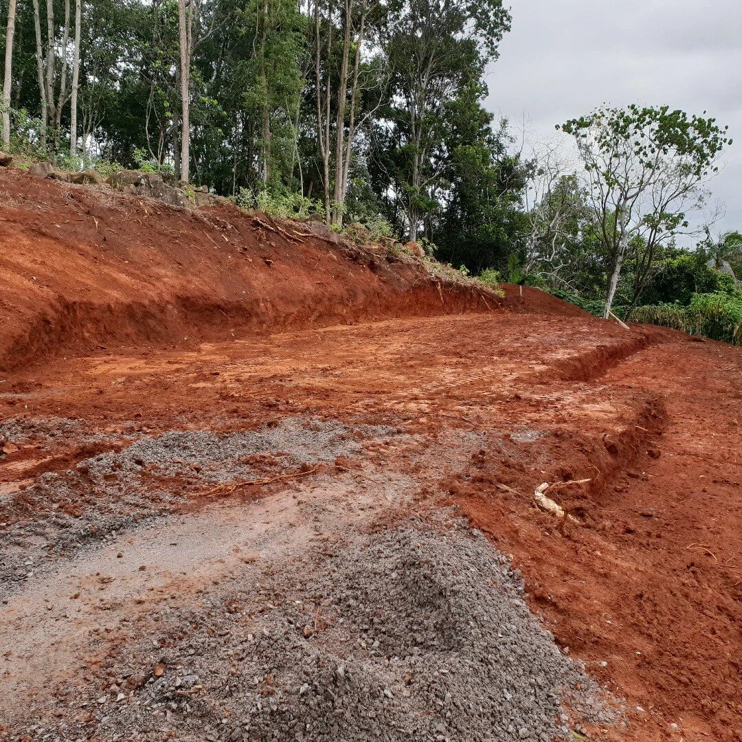 Site cut last week in the pouring rain for @nickhayes.constructions