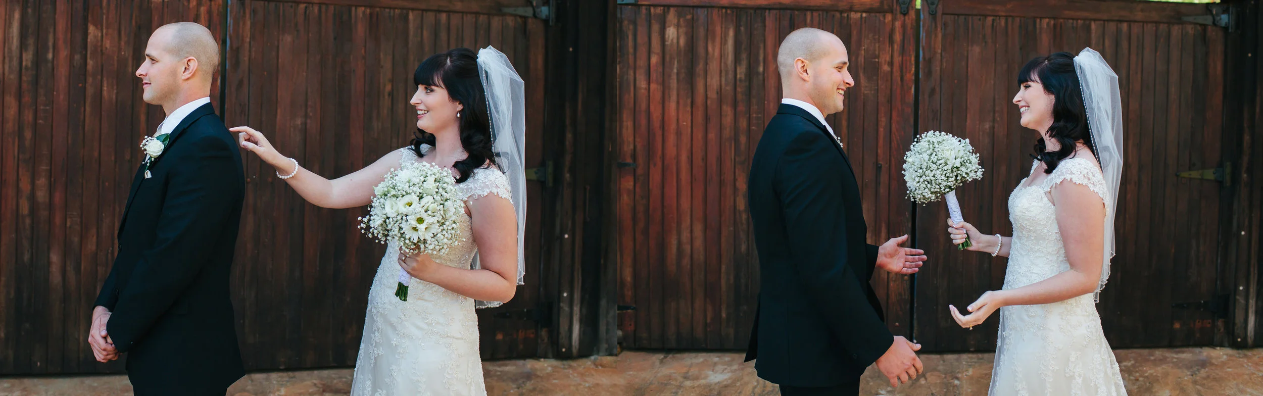 “We cant recommend Eternity Photography enough! From time of booking to picking up our photos John and his staff have been a pleasure to deal with. They were always happy to discuss things if I required some information and were very easily contacted.    On the wedding day Sebastian and Annelize were very professional, but they also made the photo times really fun and relaxed.    Our favourite shots are the natural, unplanned shots and the beautiful landscape shots Sebastian captured.    The perspective of the second photographer was also a great addition because she captured some really great moments from another angle. Looking at the photos that night it felt like our wedding day all over again. Absolutely delighted!”   Kate and Alan Napier, Perth, Married at Aravina Estate