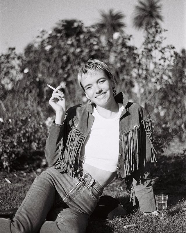 A modern birthday celebration w/ Mia ❤️ @miaaartemis 
#portrait #ilford #35mm
