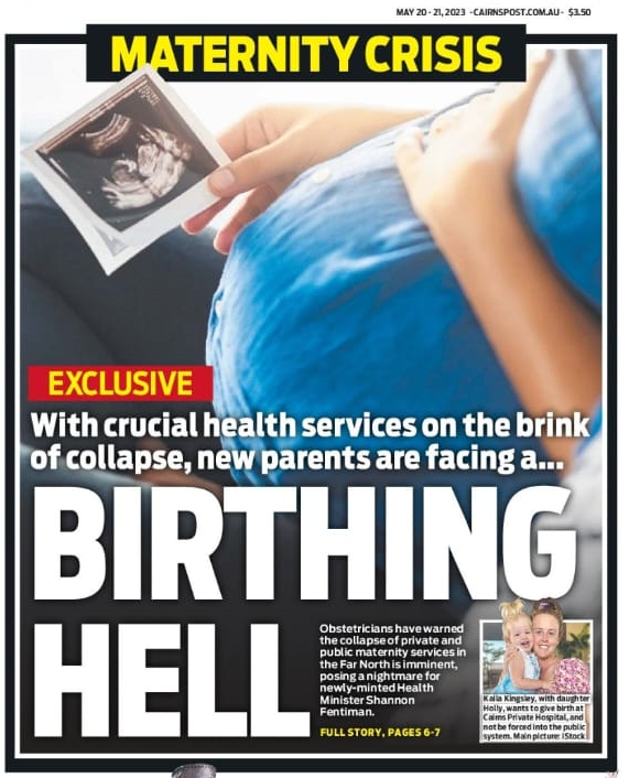 Cairns Post Front Page Saturday 20-05-2023.png