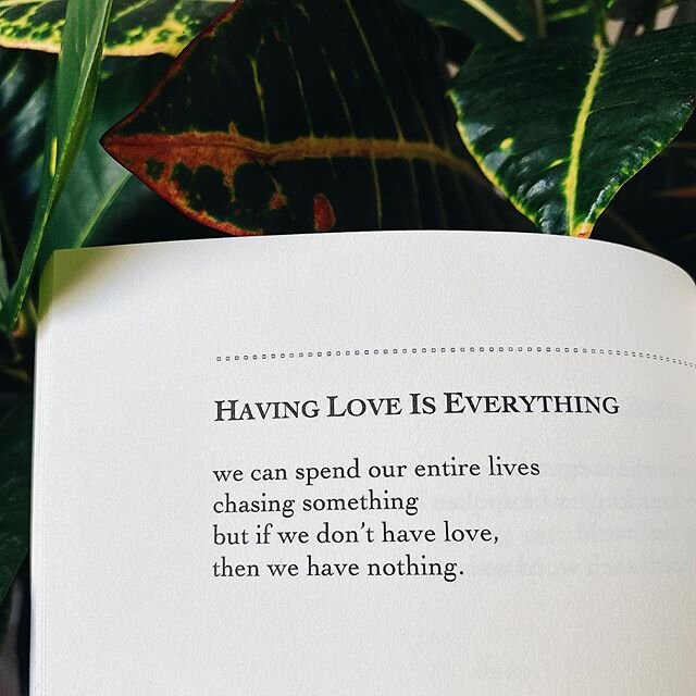 if we don&rsquo;t have love, then we have nothing. ❤️ i often find exactly what i need to hear when i need to hear it flipping through the pages of my book. every day reminders 🙏🏾 @vowtoself 
Brown Butter, page 36.
autographed copies available in b