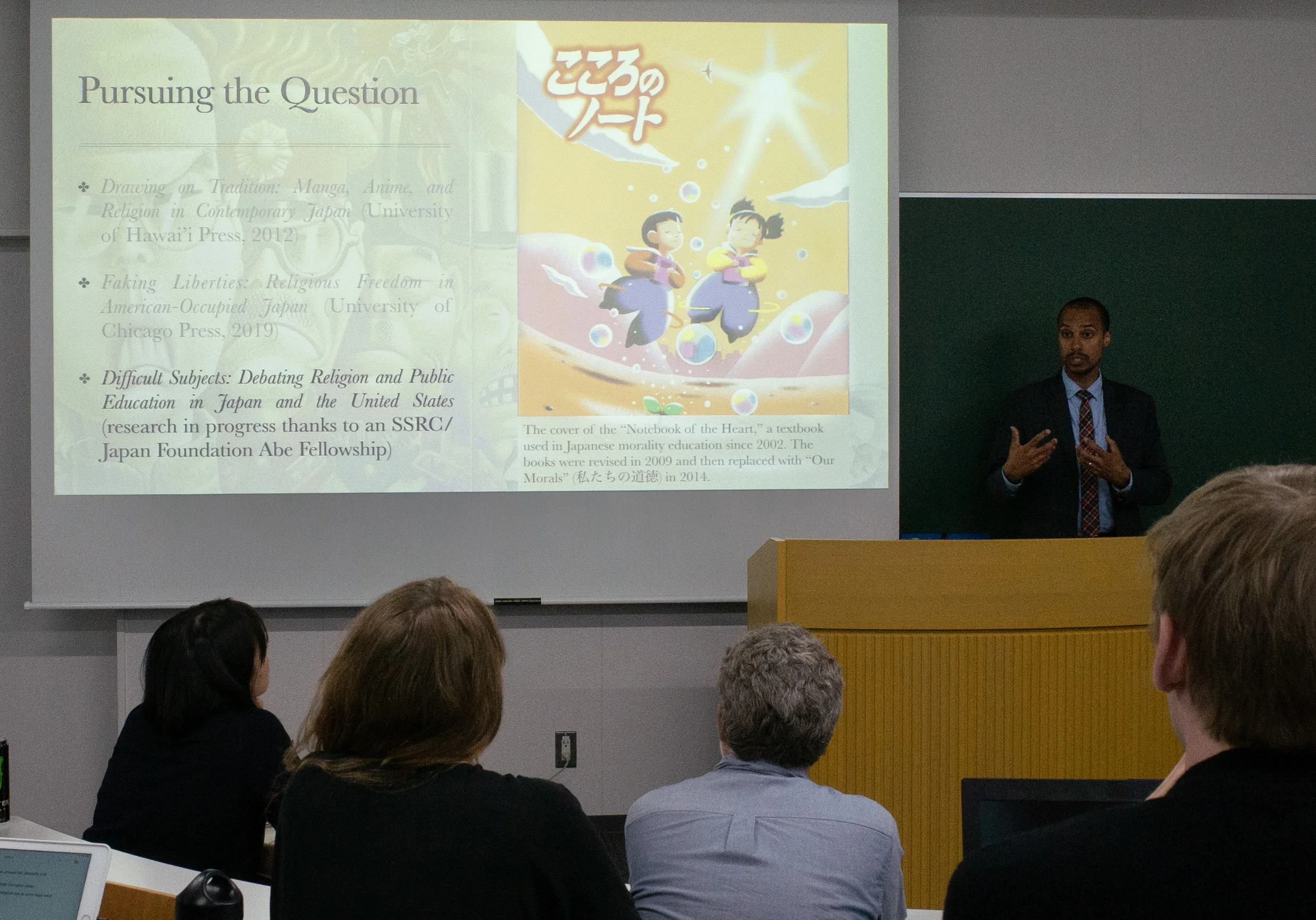 Dr. Jolyon Baraka Thomas (University of Pennsylvania) Presenting on Religious Freedom in Occupied Japan (2019)