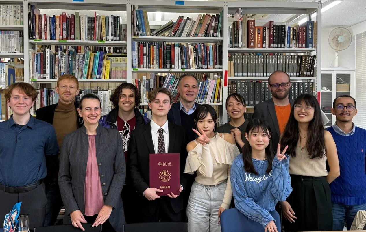 Big congratulations to Spring 2026 MA graduate Dino Van de Velde for completing his thesis &ldquo;Framing the Periphery: Postcards of Taiwan&rsquo;s Indigenous Peoples in the Colonial Japanese Empire,&rdquo; under the supervision of Gloria Yu Yang an
