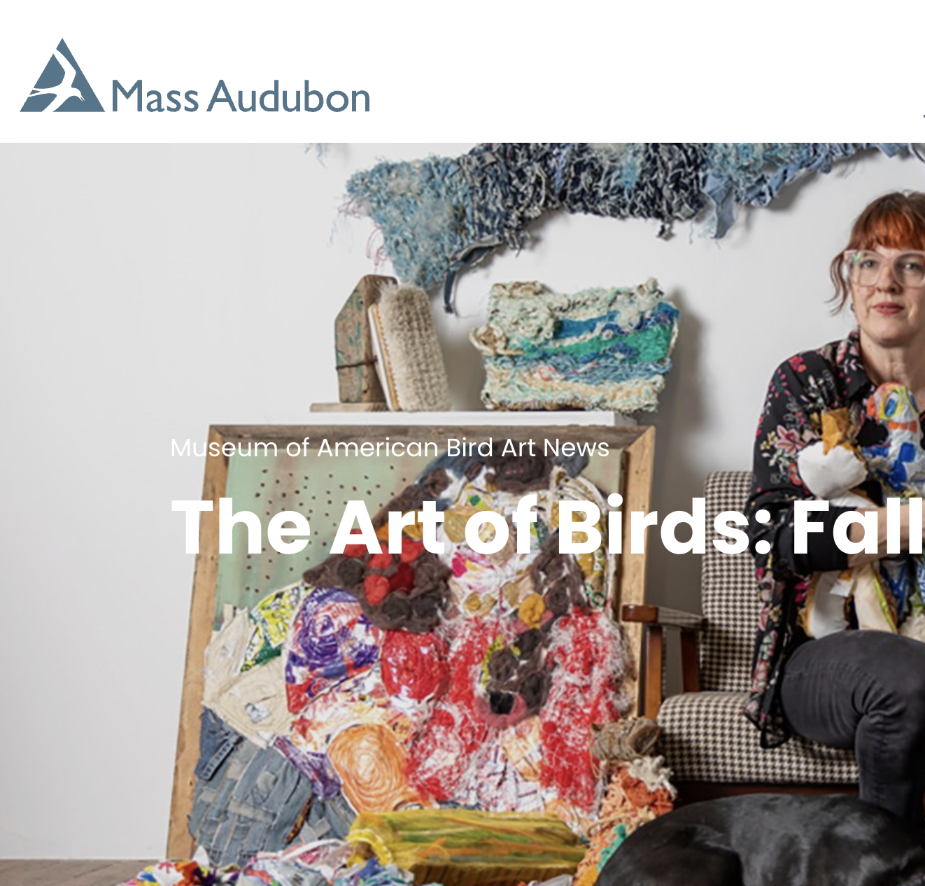 How Materials Matter: Rebecca McGee Tuck from Art to Activism Hosted by MABA and Mass Audubon