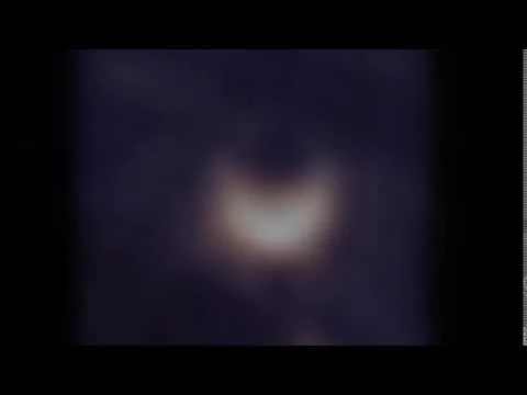 Streetlamp on a snowy evening