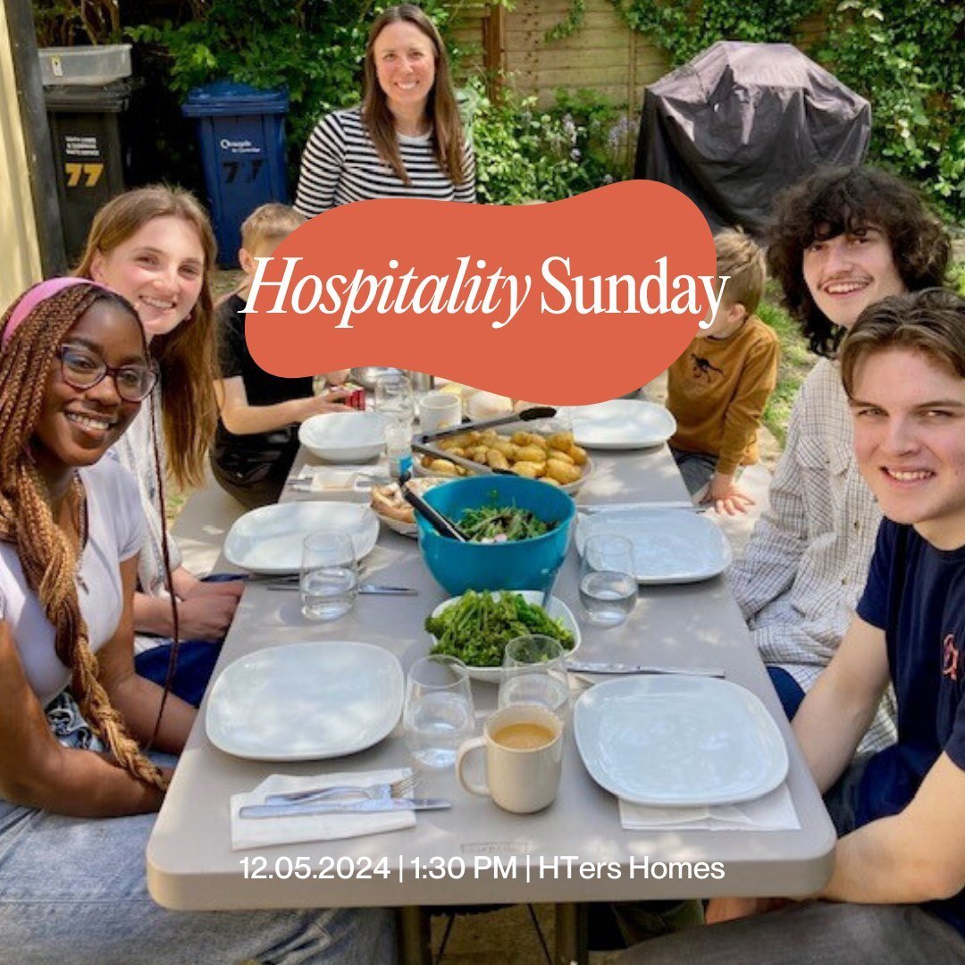 Hospitality Sunday is all about getting to know the wider church family of HT! Some wonderful couples, families and individuals have generously offered to host students for lunch and enjoy Sunday afternoon with you. This is a great opportunity to not