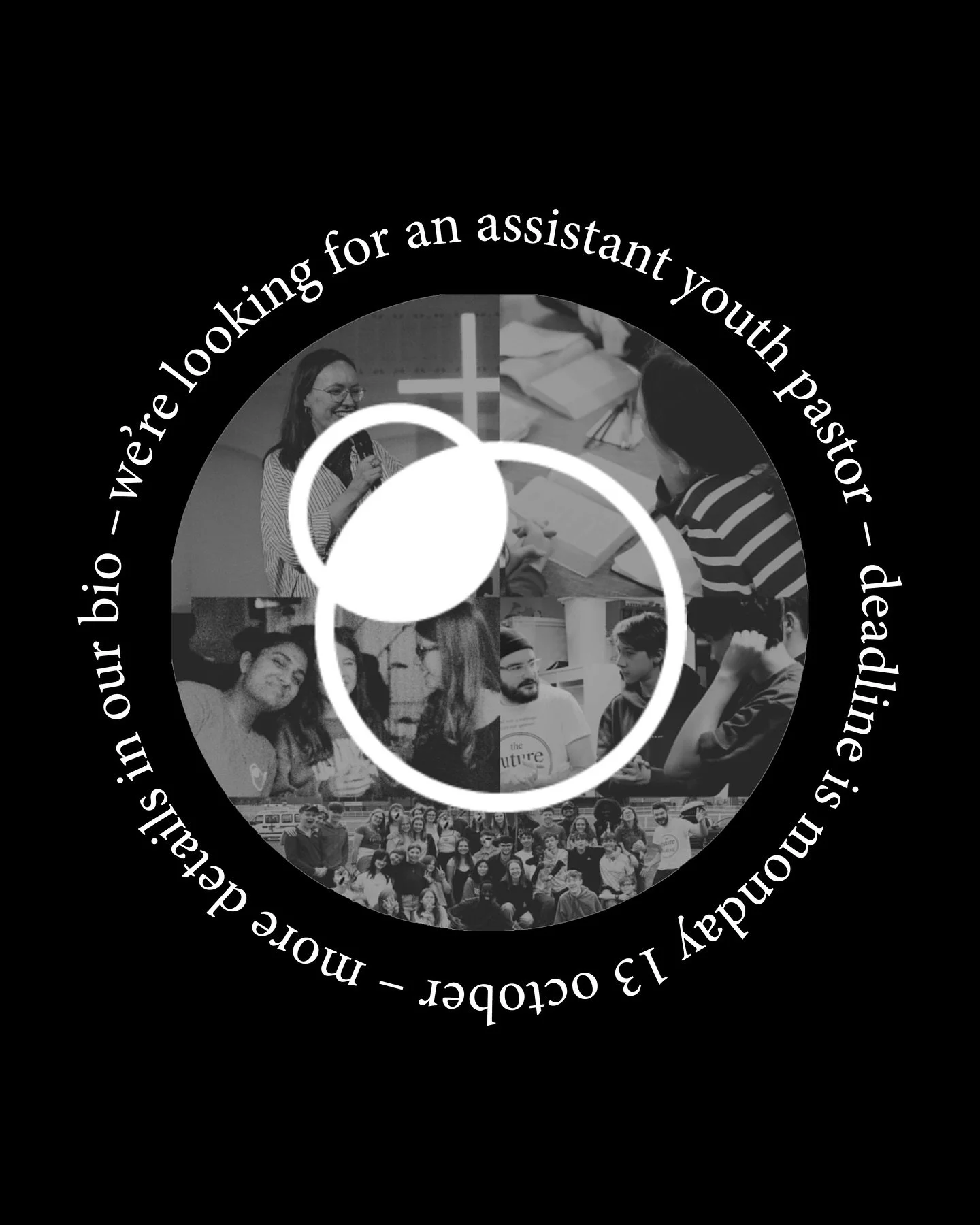 There&rsquo;s still time to apply for our Assistant Youth Pastor role. If you or someone you know is passionate about seeing young people come to know and grow in relationship with Jesus, check out the full job spec via the link in our bio. The deadl