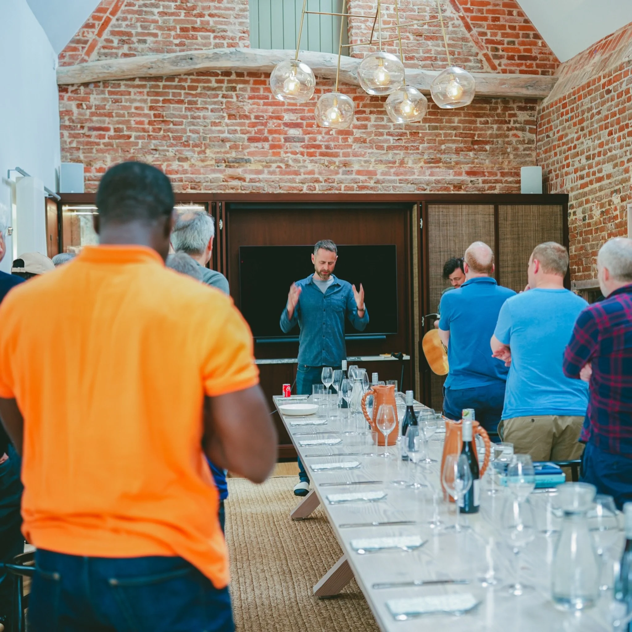 A group of HT guys from all ages and stages had an amazing time away together last weekend feat. extended times of worship. beautiful walks, top-tier teaching, and plenty of time to get to know other guys in the church family. They&rsquo;re already l