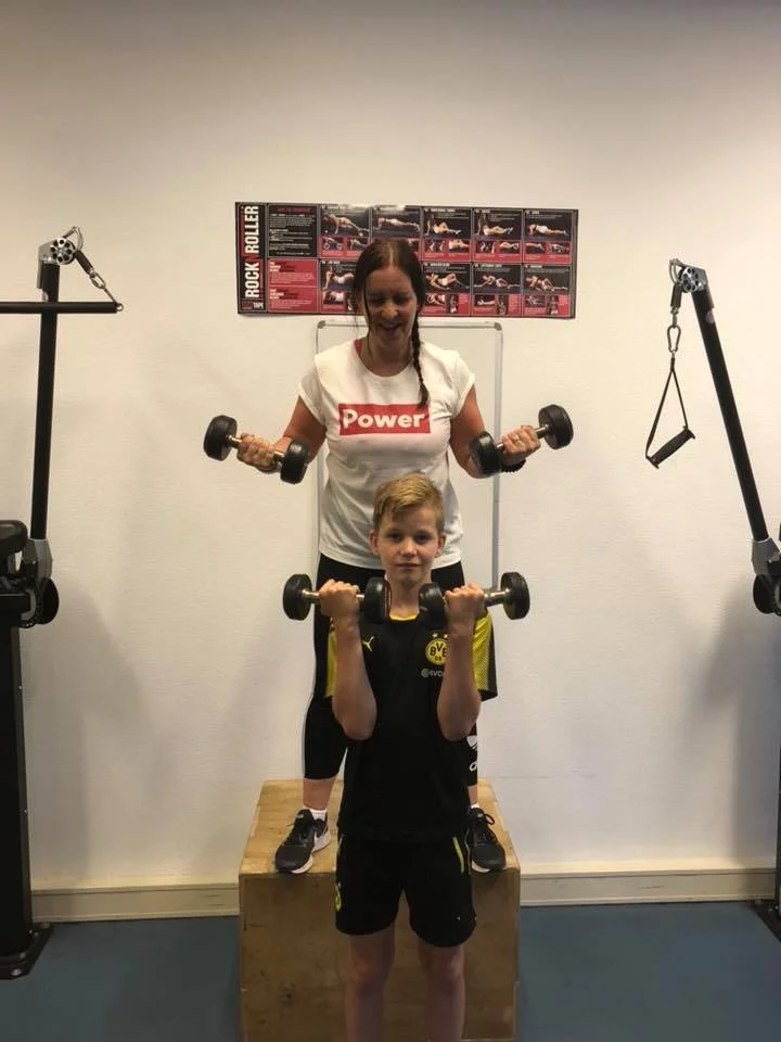 Duo training moeder en zoon 