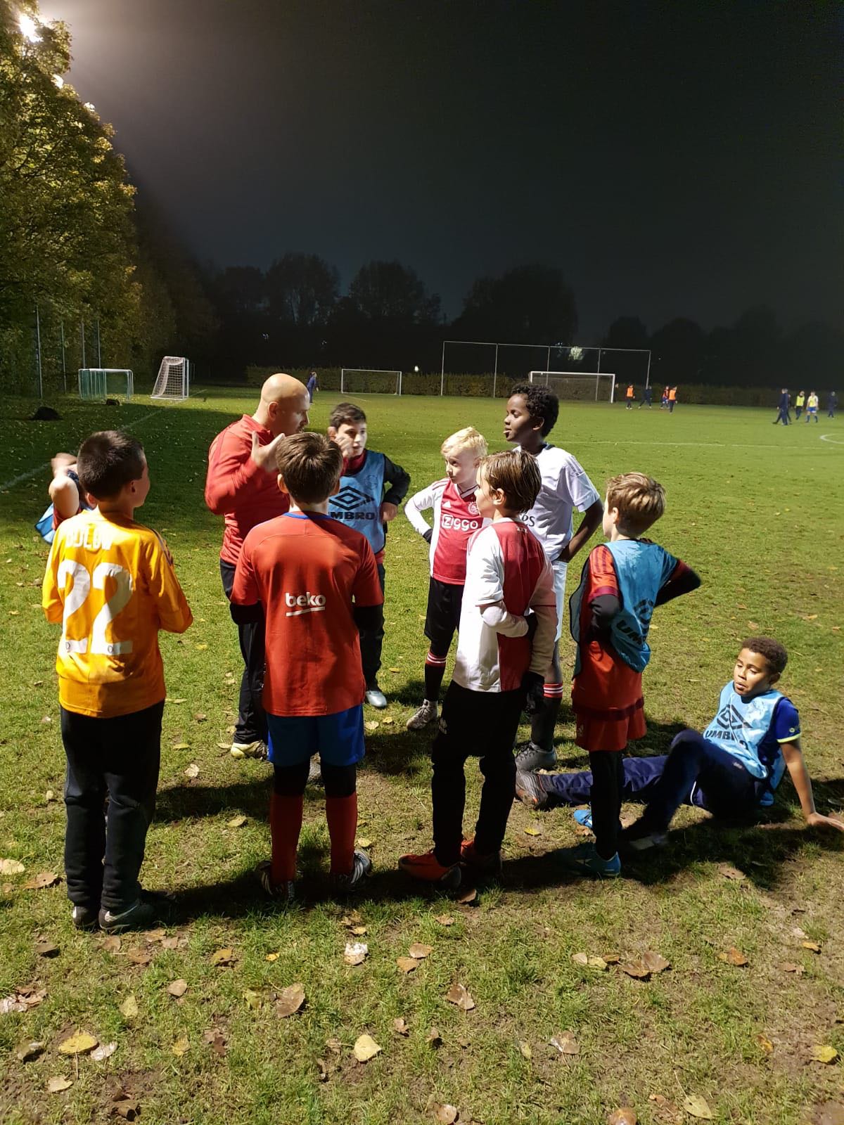 Voetbaltraining voor kinderen