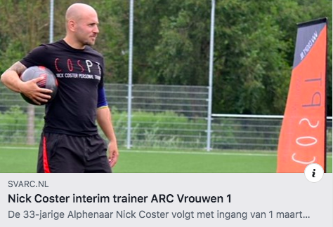 Interim trainer ARC Vrouwen 1