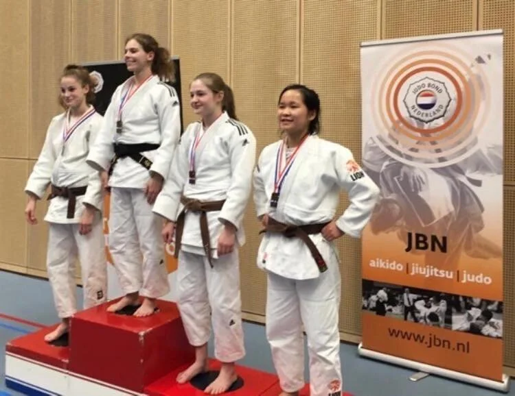 Yulia werd 3e bij het NK judo onder 18 jaar!