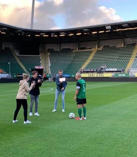 Meegewerkt aan een promo video