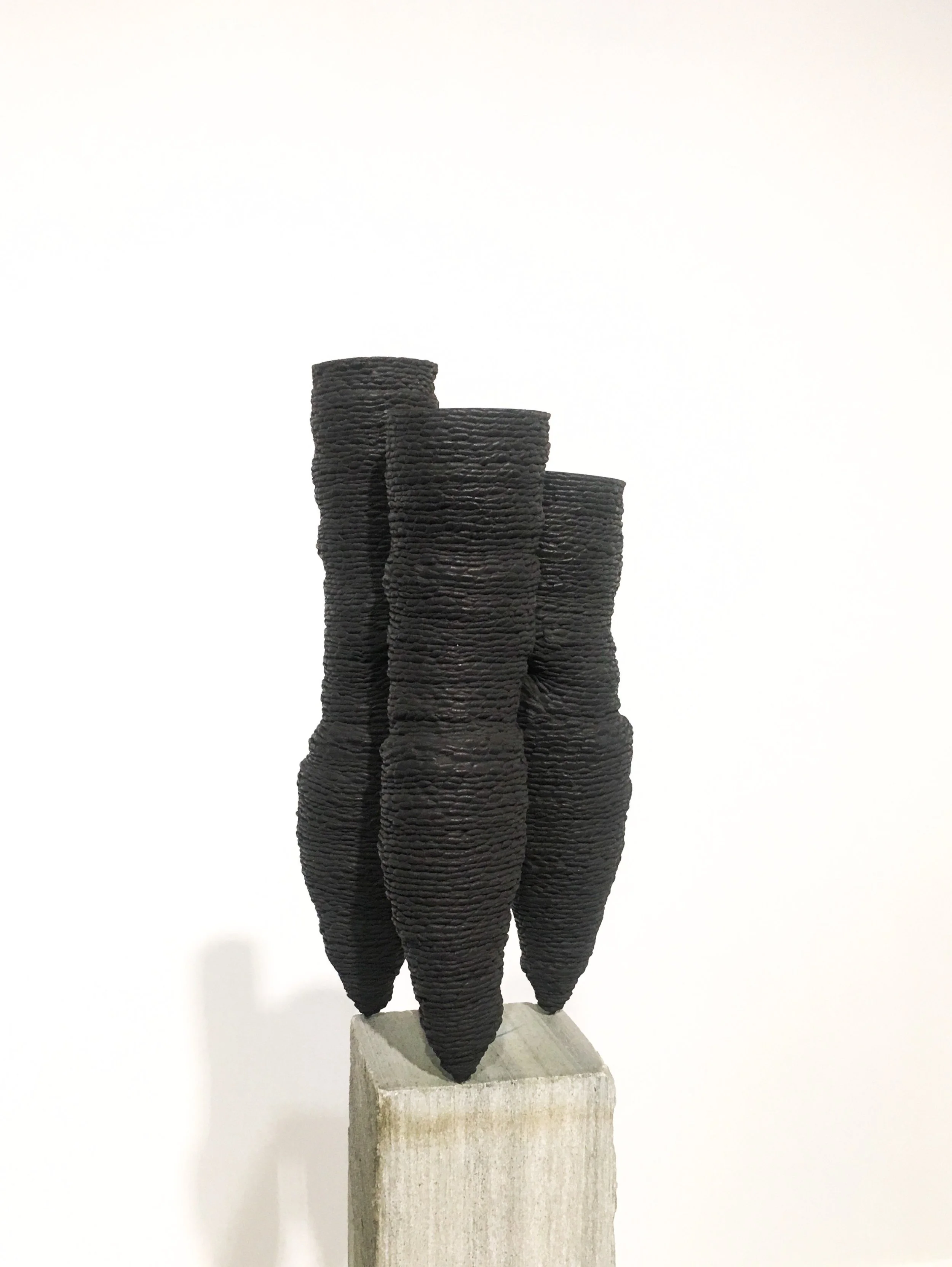   Repetisjon  | Black stoneware  Photo credit: Courtesy of Galleri Format Oslo 