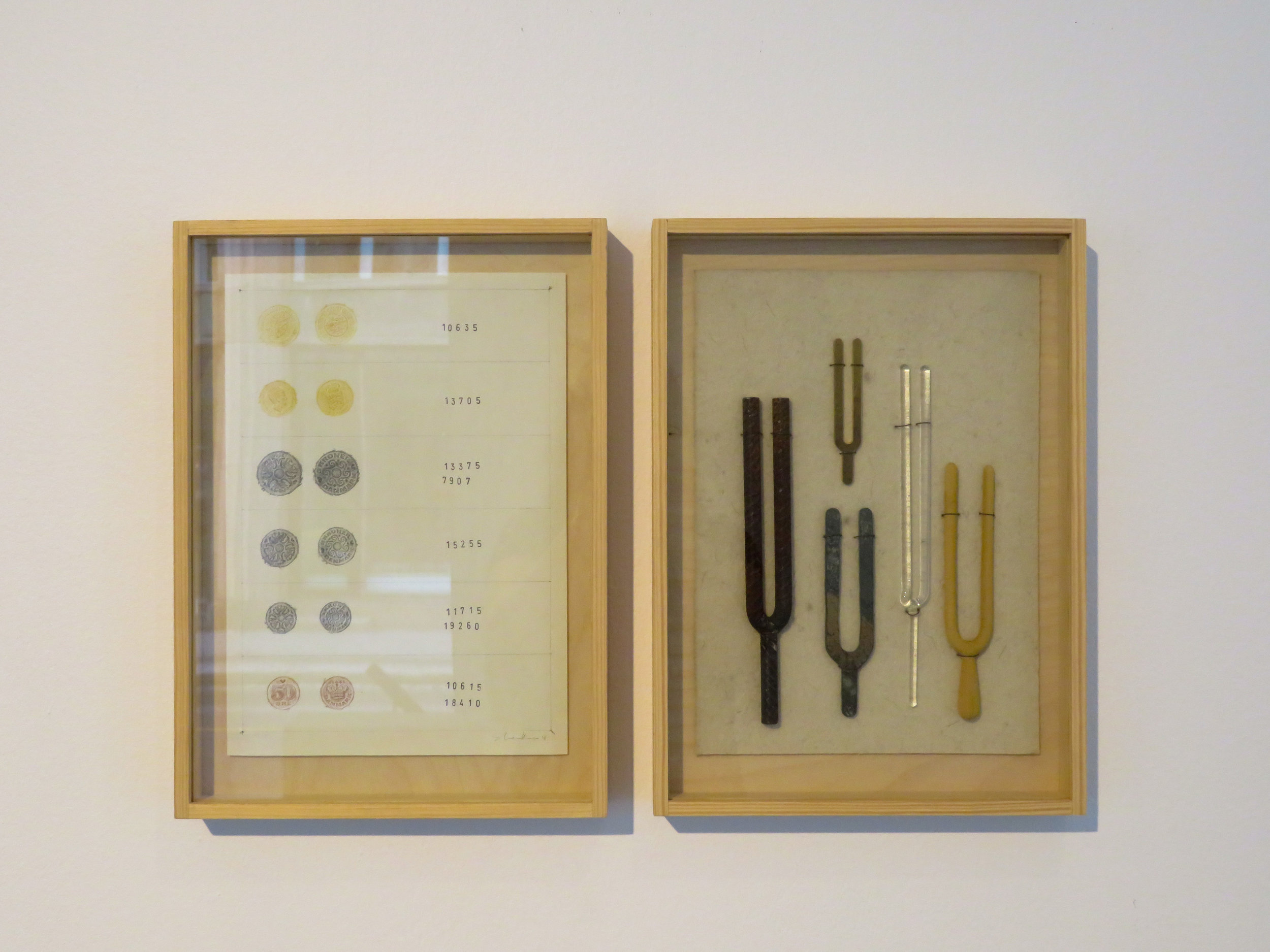   Framed Research (coins)    Framed Research (forks)   Photo credit: Courtesy of Galleri Format Oslo 