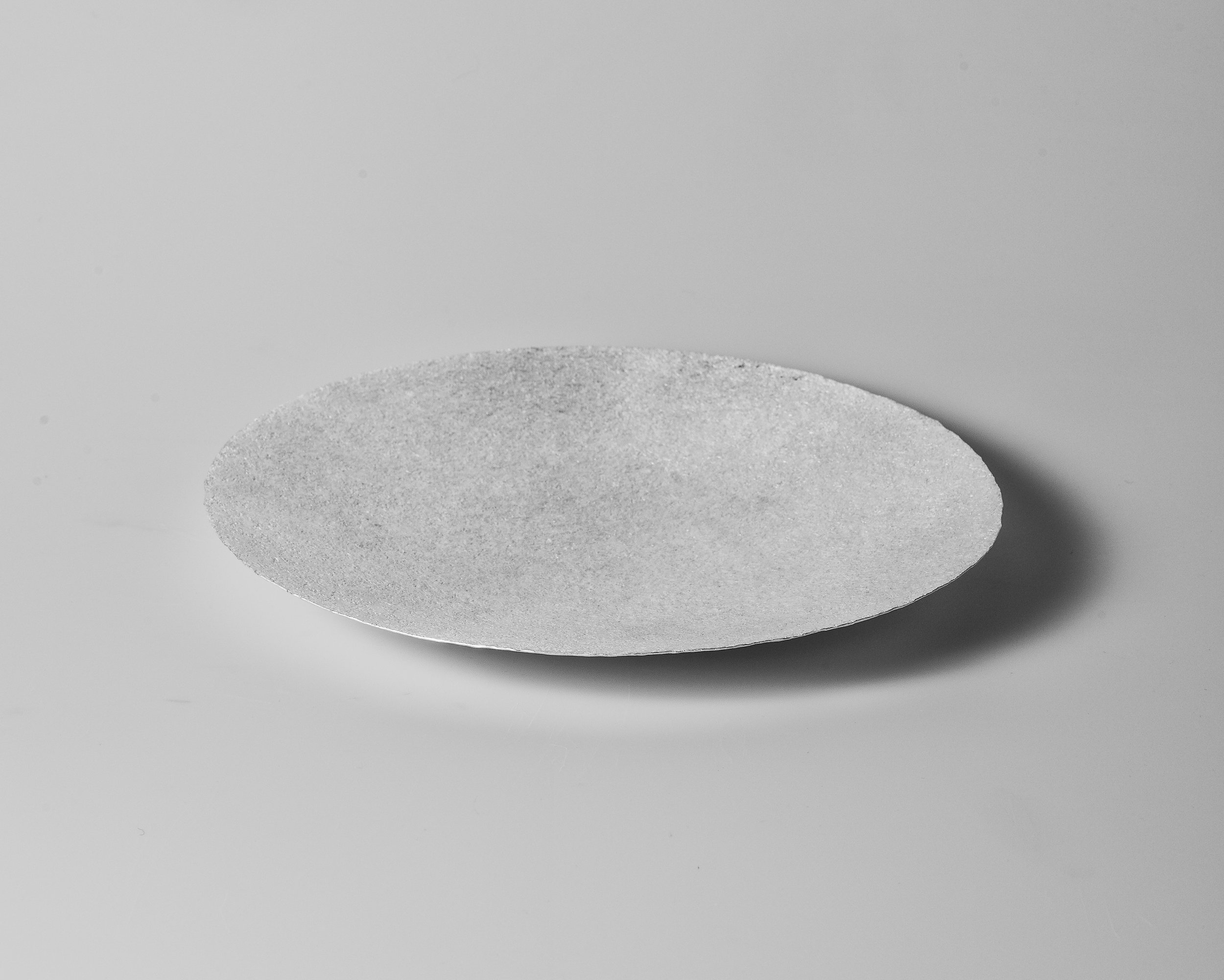   The importance of water IV (Dish), 2018  | Forged silver. 925 S. 576 g. H. 3 x W. 29 cm.  Photo credit: Christian Tviberg 