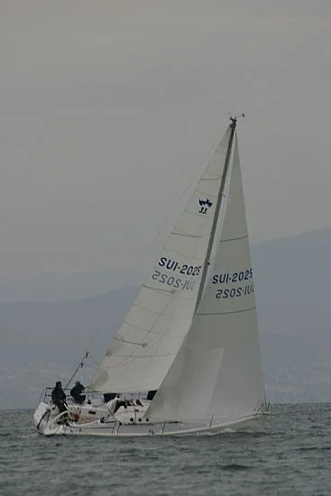 Rommel 33: Grosssegel aus Dacron, Bi-Radial, Genua aus Pentex, Tri-Radial