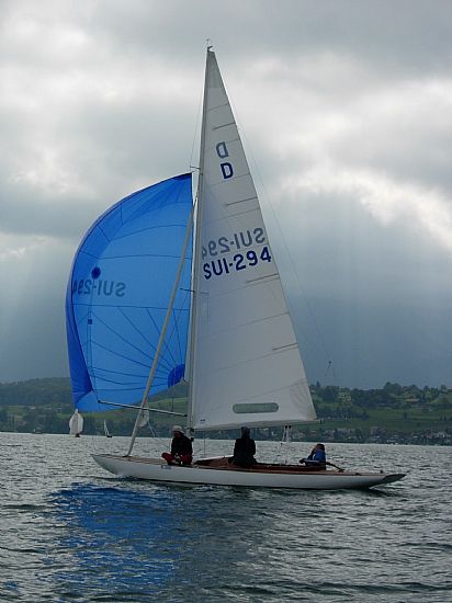 Drachen: Grosssegel Crosscut, Tri-Radial Spinnaker