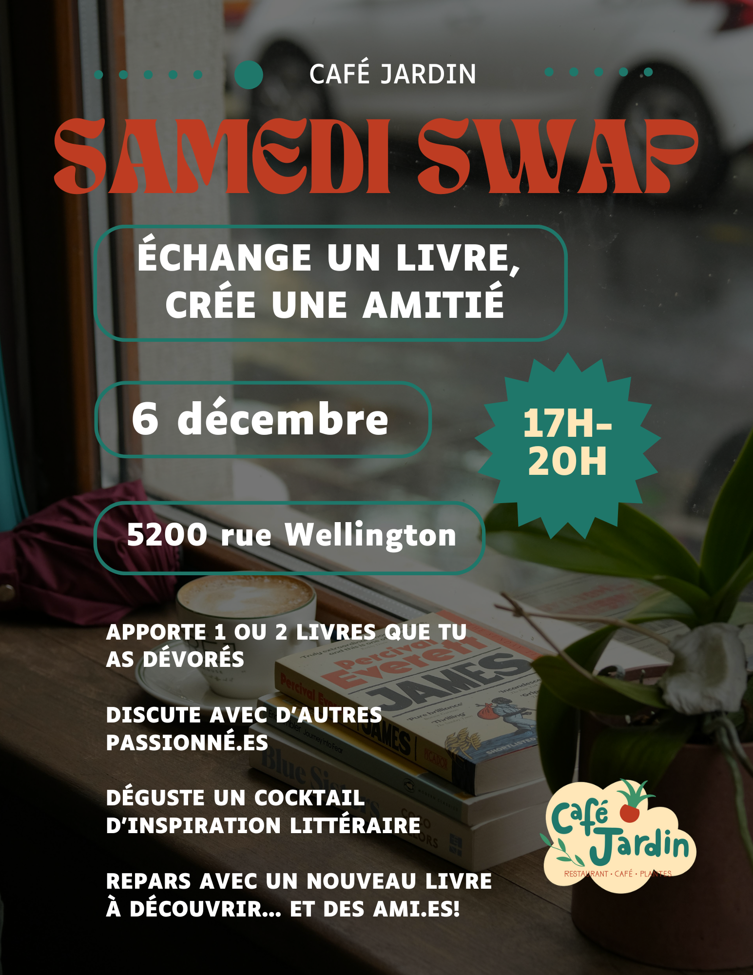 Samedi Swap - Book Trade - Échange de livres