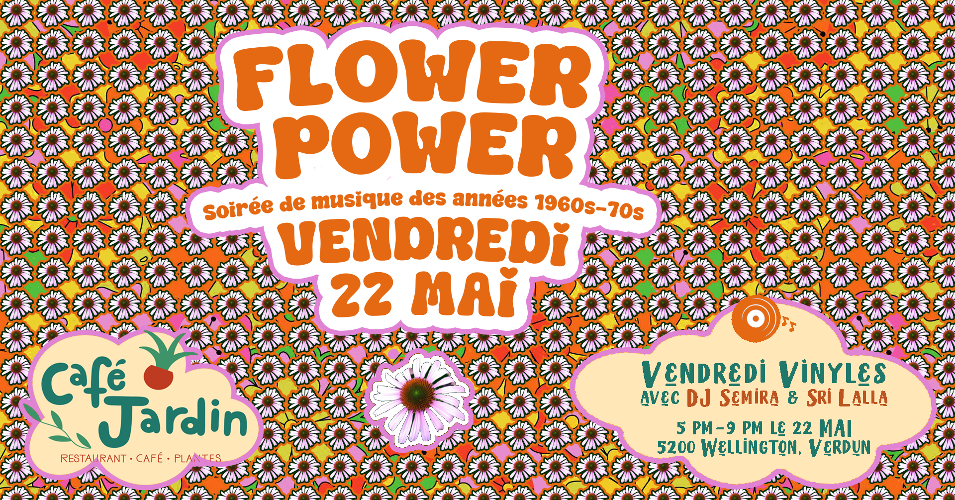 Vendredi Vinyles - DJ Semira et Sri Lalla - Flower Power