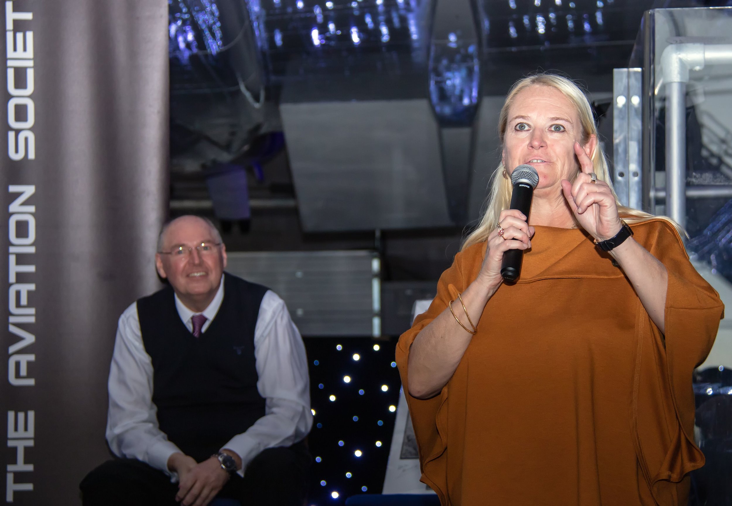 TAS Secretary and one of the event organisers Debbie Riley was kept busy throughout the event ensuring everyone had the opportunity to look on board Concorde and see all the alterations which have been made in conjunction with Heritage Concorde and TAS.