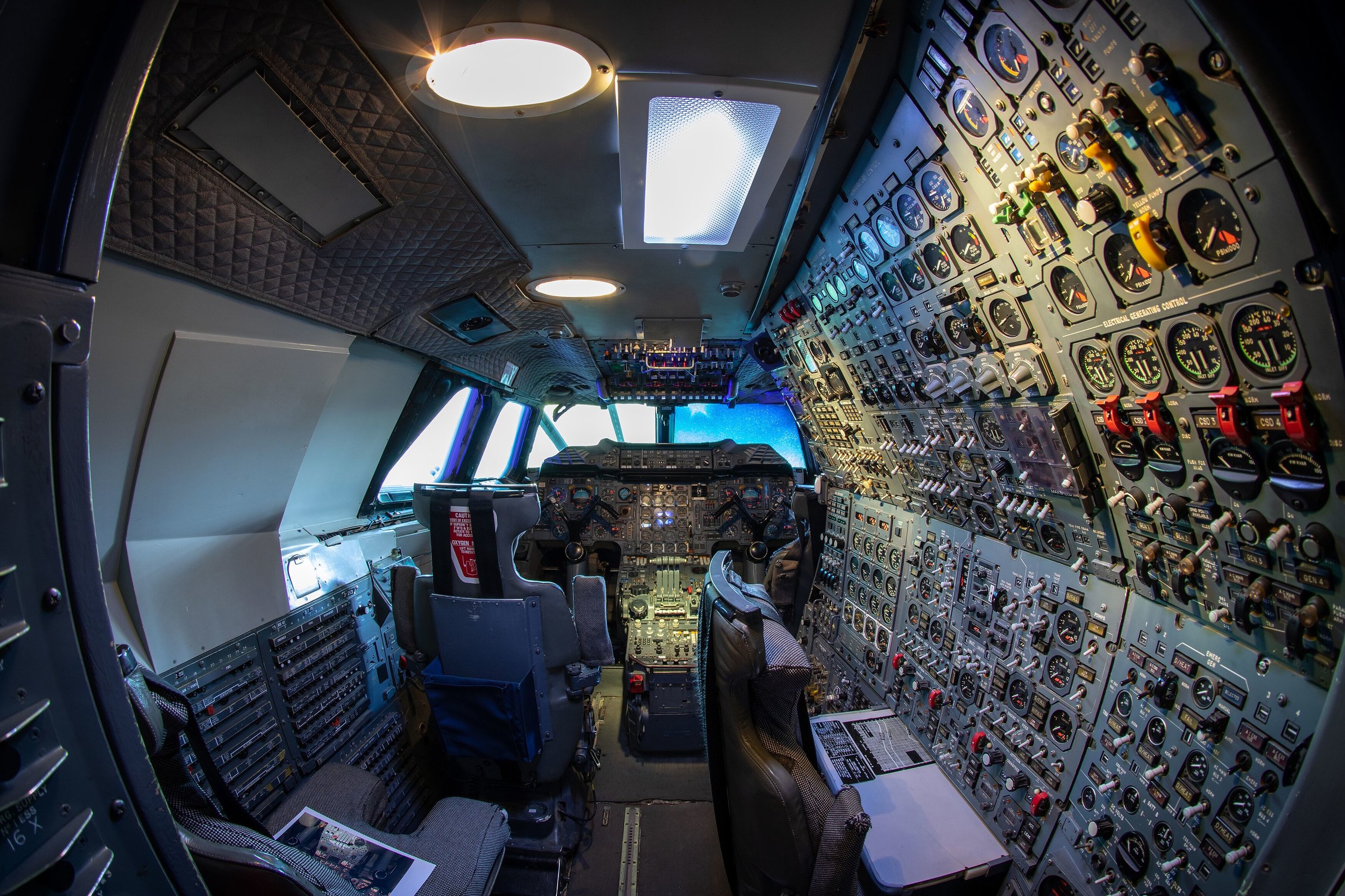 I guess this is where the gorgeous old lady starts to show her age? Whats a Flight Engineer by the way?