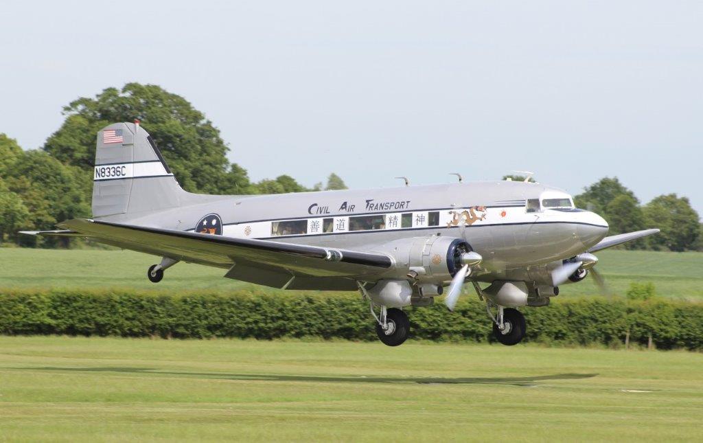 What a fantastic sight! Many thanks to Tom Hunter for sharing with us the arrival at Old Warden of N8336C on Saturday 1st June.