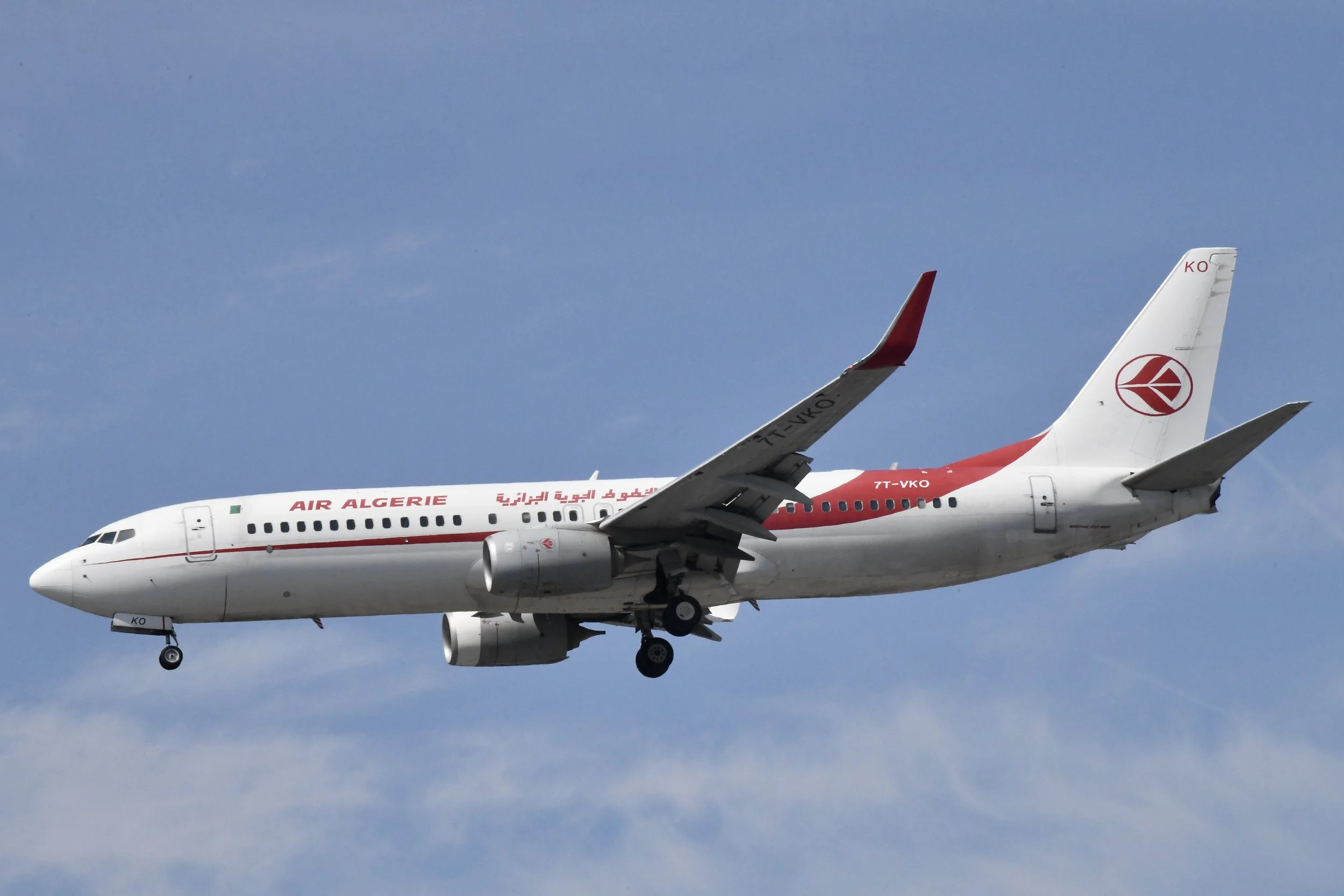 11th August 2026 - Air Algerie B737-800 7T-VKO photographed by Liam McManus on short finals to Runway 23R