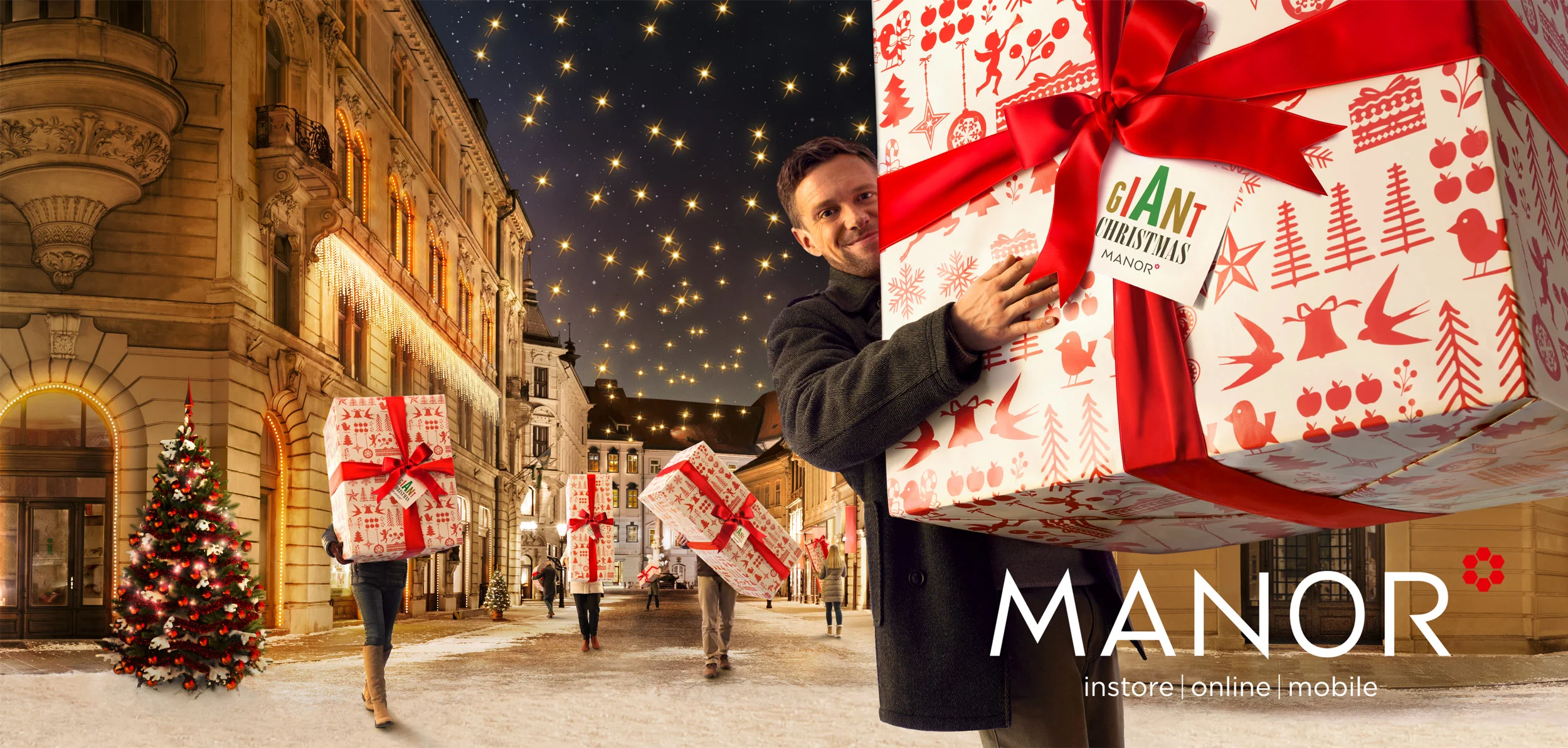 Plakatwerbung MANOR