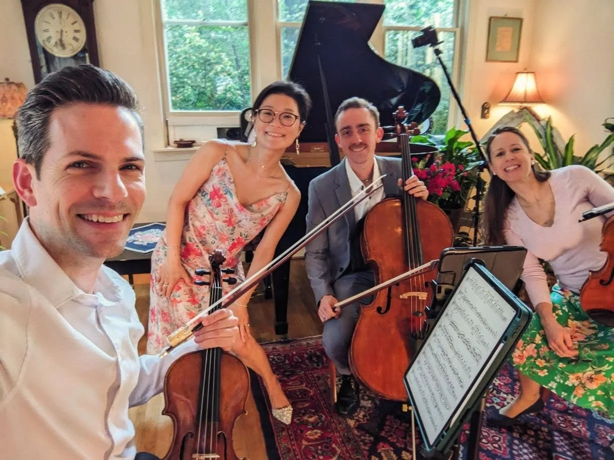 Squeezing in some Brahms to our busy spring schedules! 🎻🎹