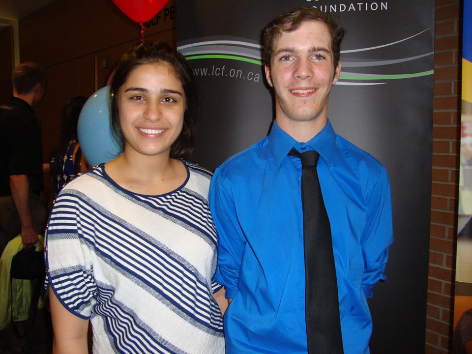 2014 honourees Ghadeir Madol and Curtis Hiscox