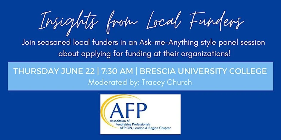 AFP London &amp; Region Panel: Insights from Local Funders