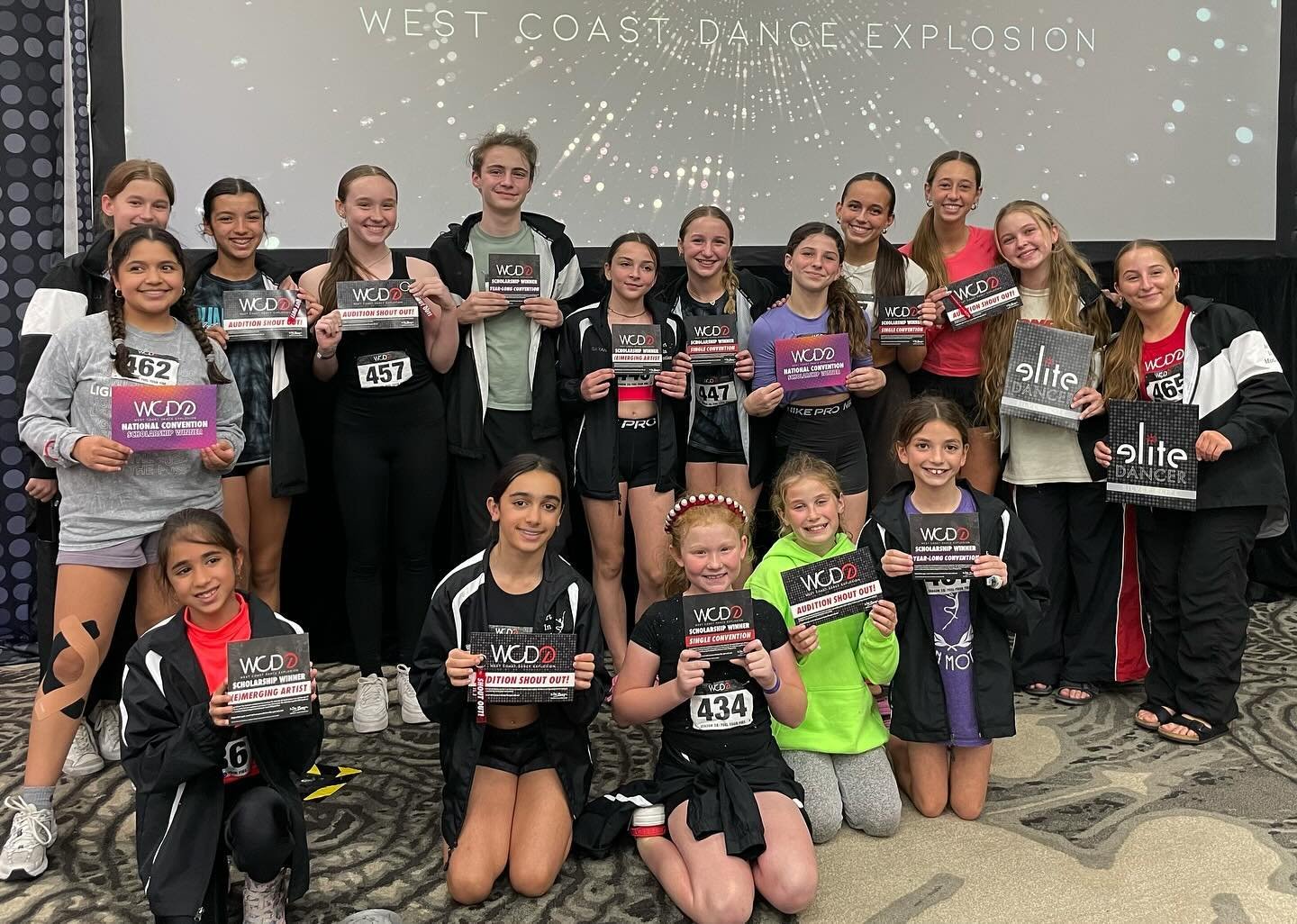 Weekend recap coming soon! For now, huge congratulations to these dancers for their recognition during classes and Scholarship auditions at @westcoastdanceexplosion this weekend! 
_________________________
Silver Elite: Hannah B &amp; Berkley W
Year-