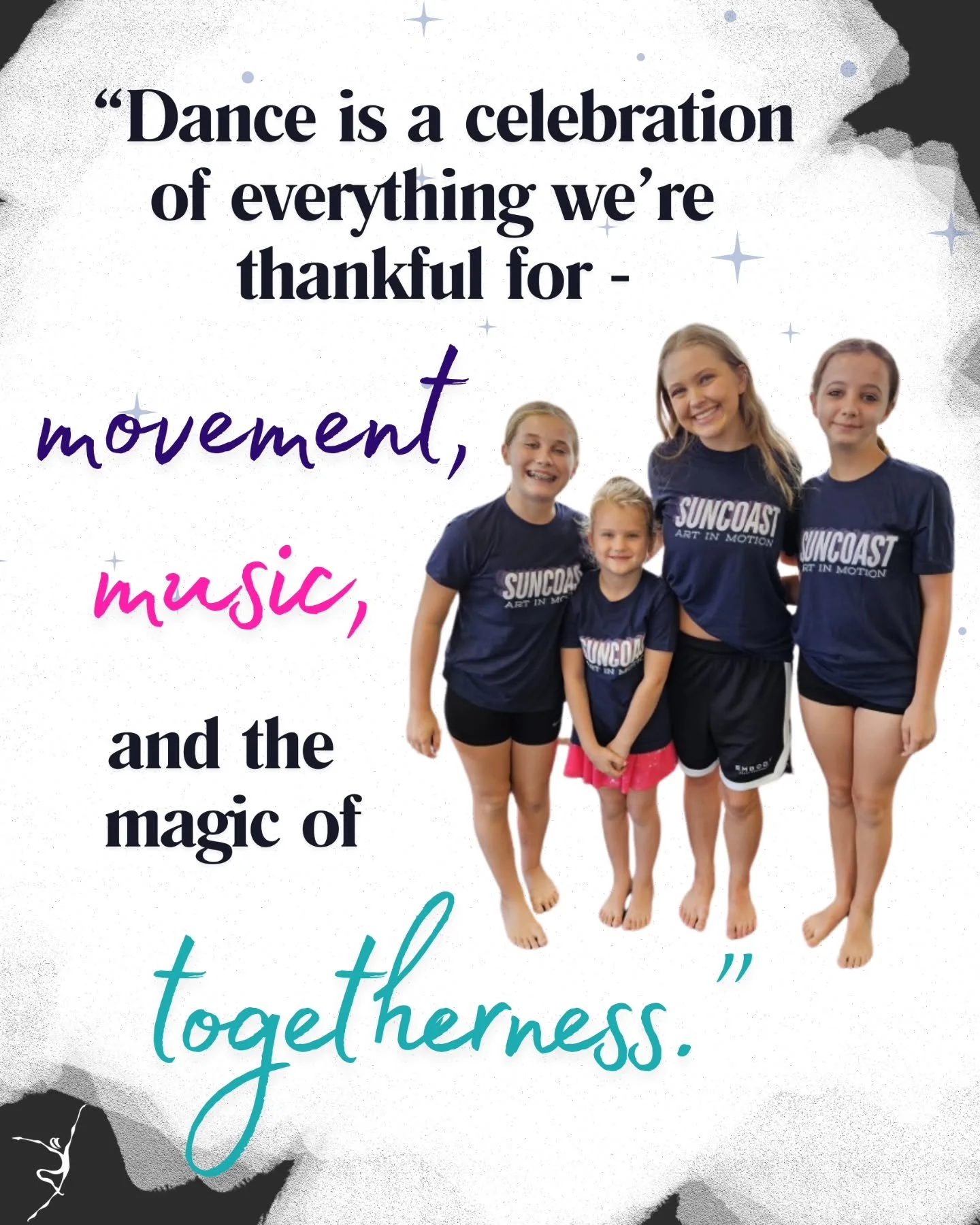 ✨ &quot;Dance is a celebration of everything we&rsquo;re thankful for - movement, music, and the magic of togetherness.&quot; ✨

This Thanksgiving week, we&rsquo;re reminded how special it is to move, grow, and shine side-by-side. At Suncoast Academy
