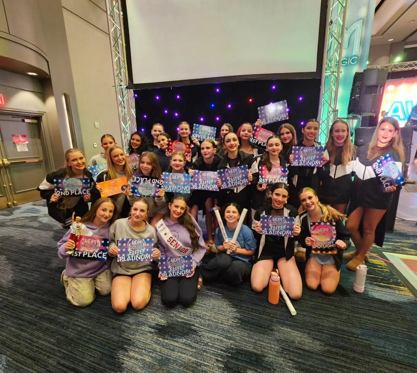 What a weekend! ⭐️🎉 Thank you @ladancemagic for a weekend full of dance, energy and excitement! Our dancers left inspired, energized and proud. 

🩵Special congratulations to all of our scholarship finalists and winners:

Sydney
Berkley
Sophia B
Emb
