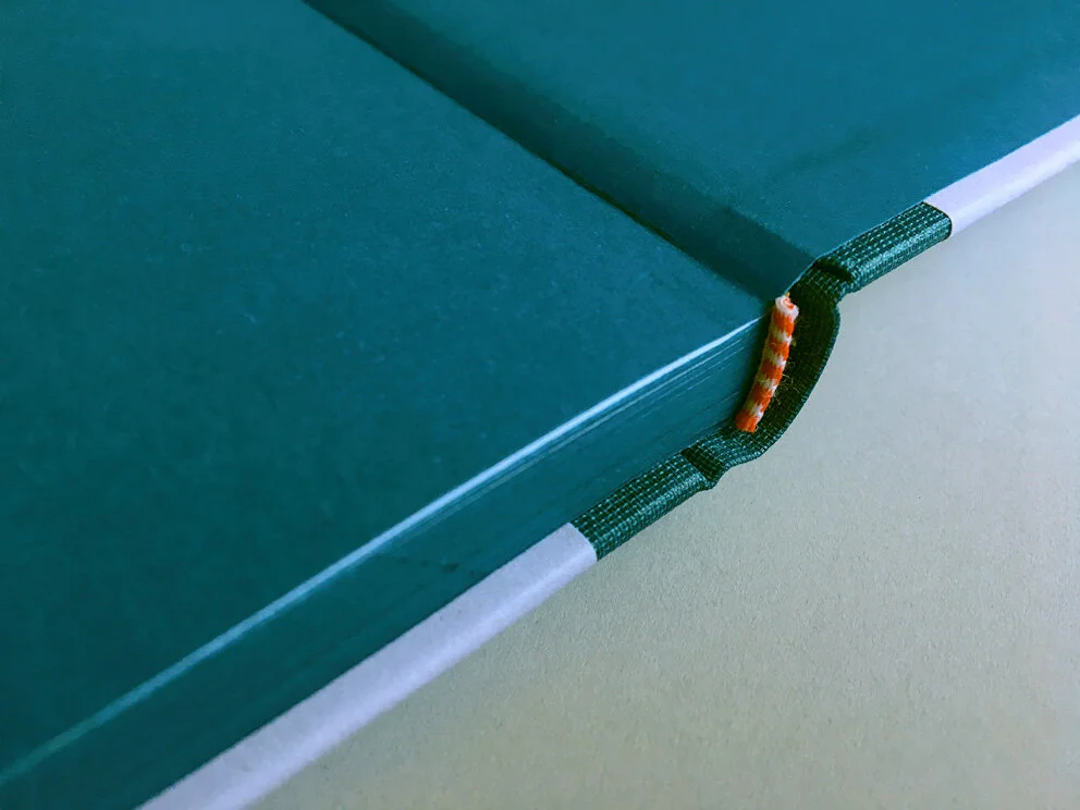  detail of the book’s binding 