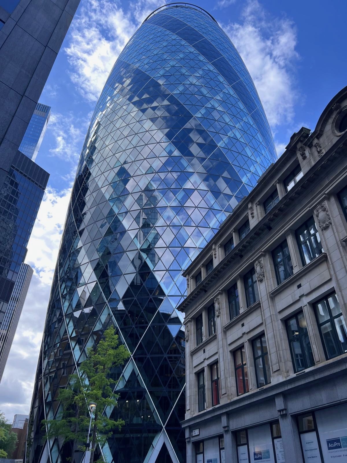 The Millennium Tower, also known as "The Gherkin", London