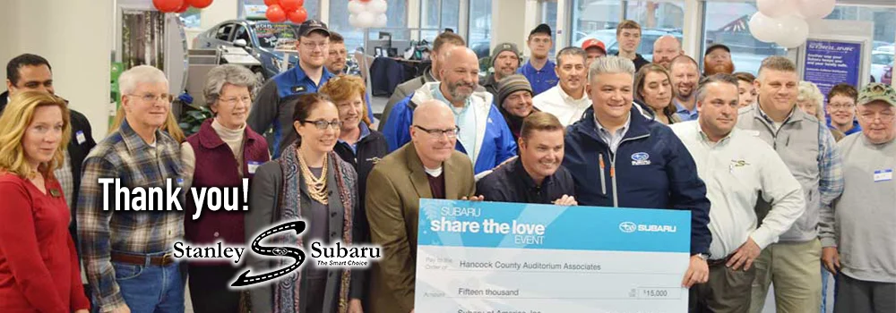 Stanley Subaru “shares the love” with The Grand every year.