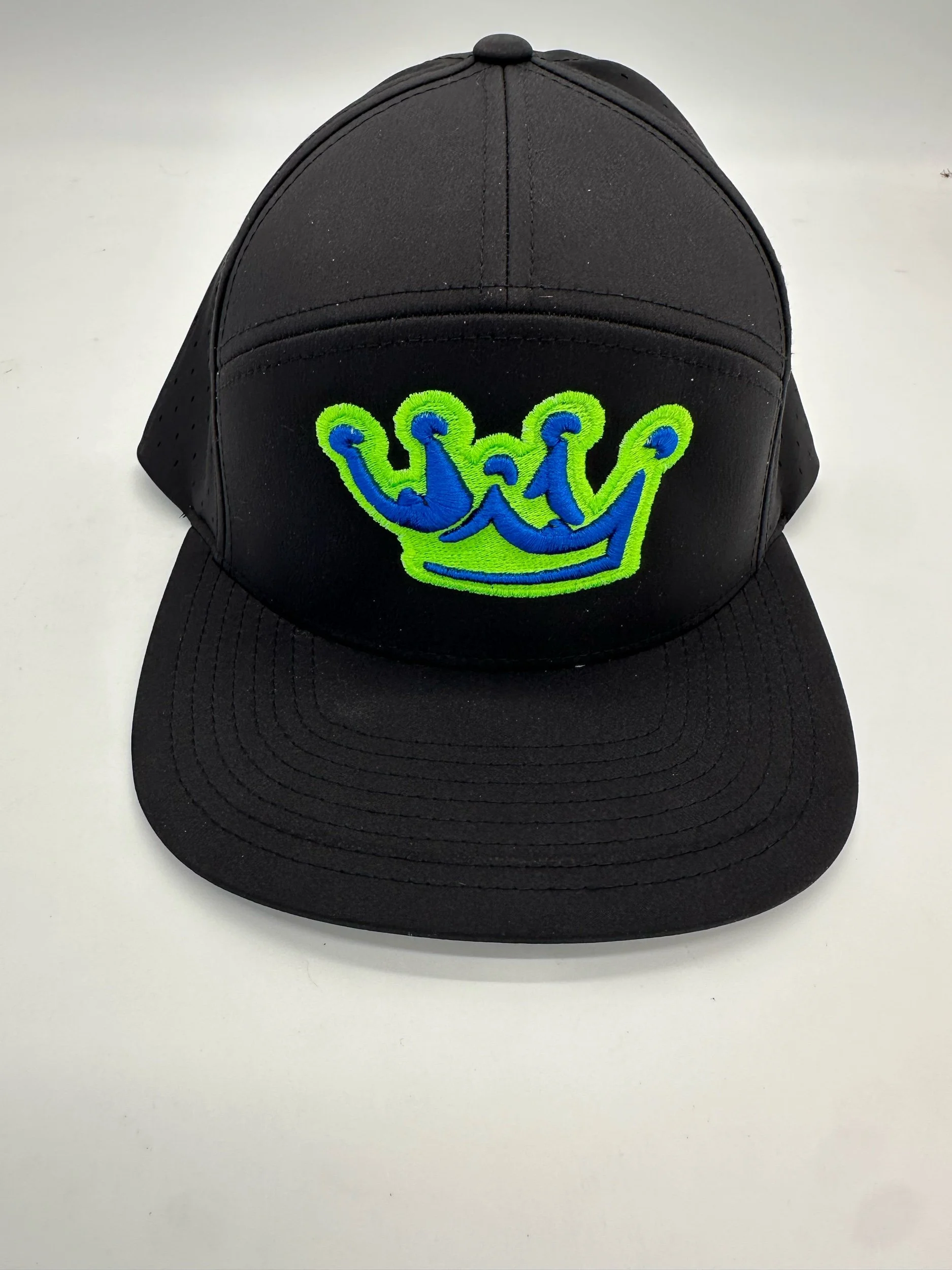Crown Neon Green/royal hat