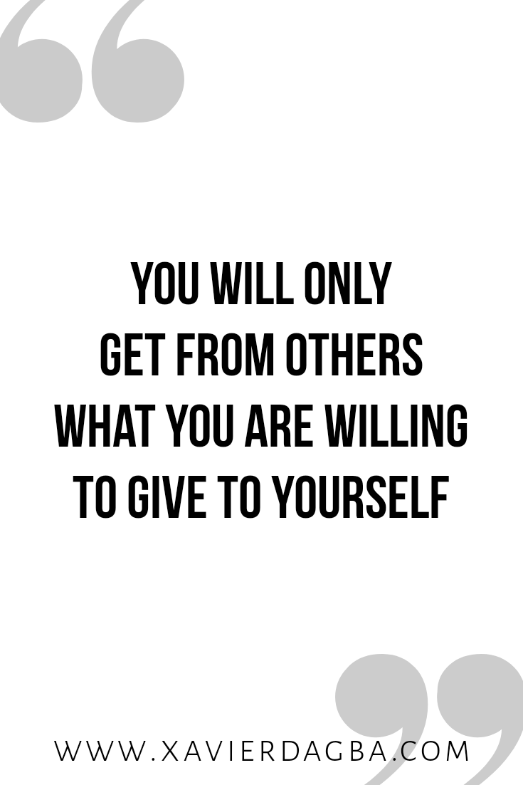 Give it to yourself first | motivational &amp; inspirational quote