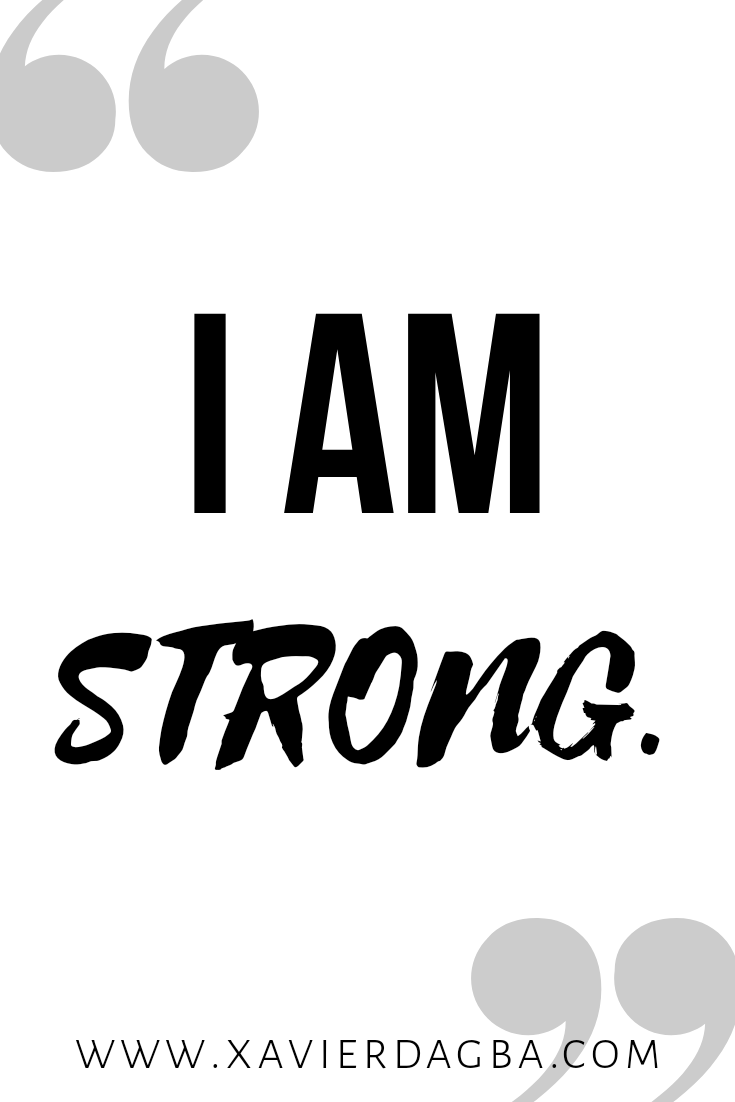 Affirmation on strength