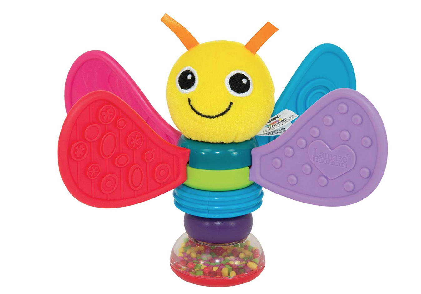 Lamaze Freddie the Firefly Rattle Baby Toy - Best Baby Toys for 0-6 Months Old